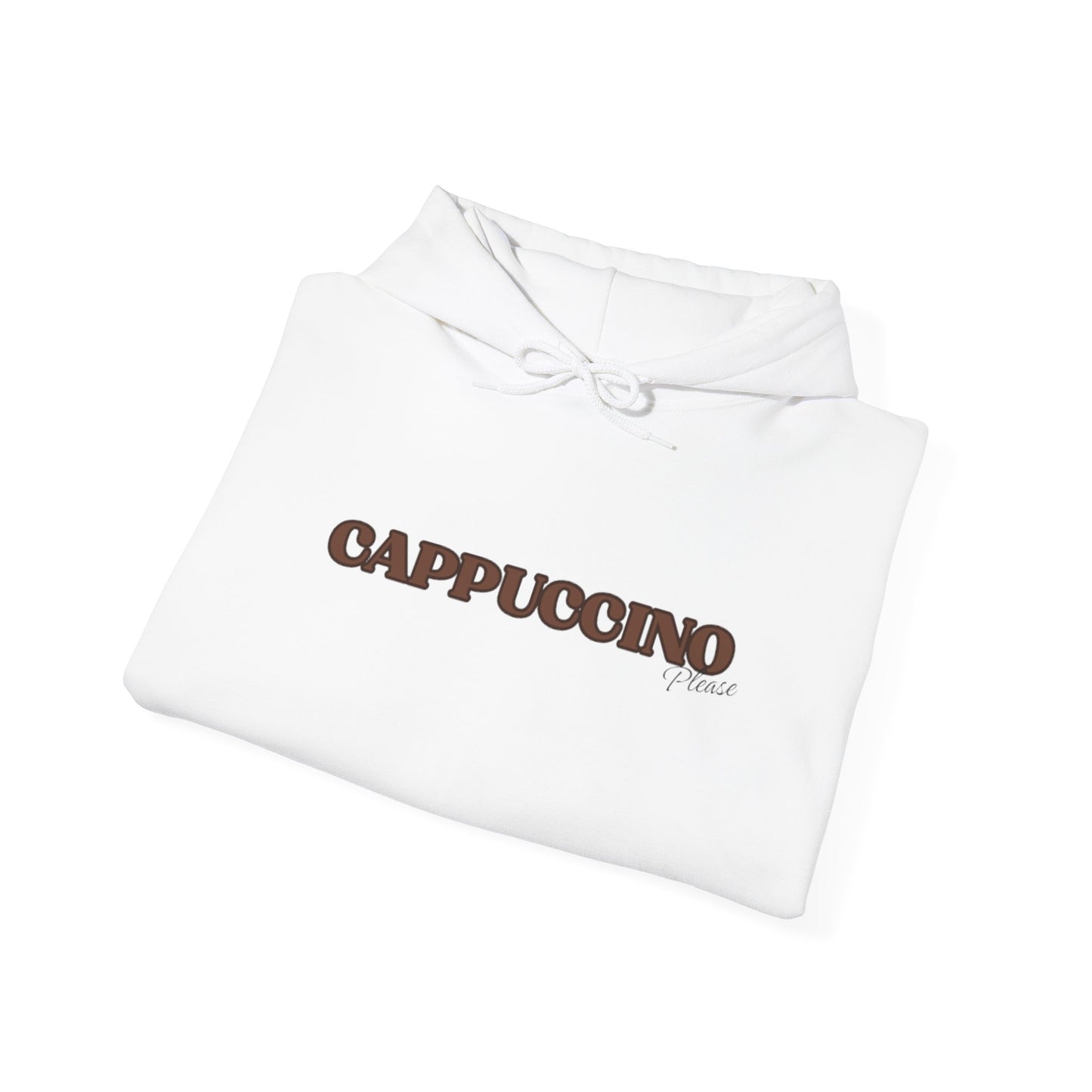 Cappuccino Unisex Hooded Sweatshirt - Cozy Coffee Vibes for Any Occasion