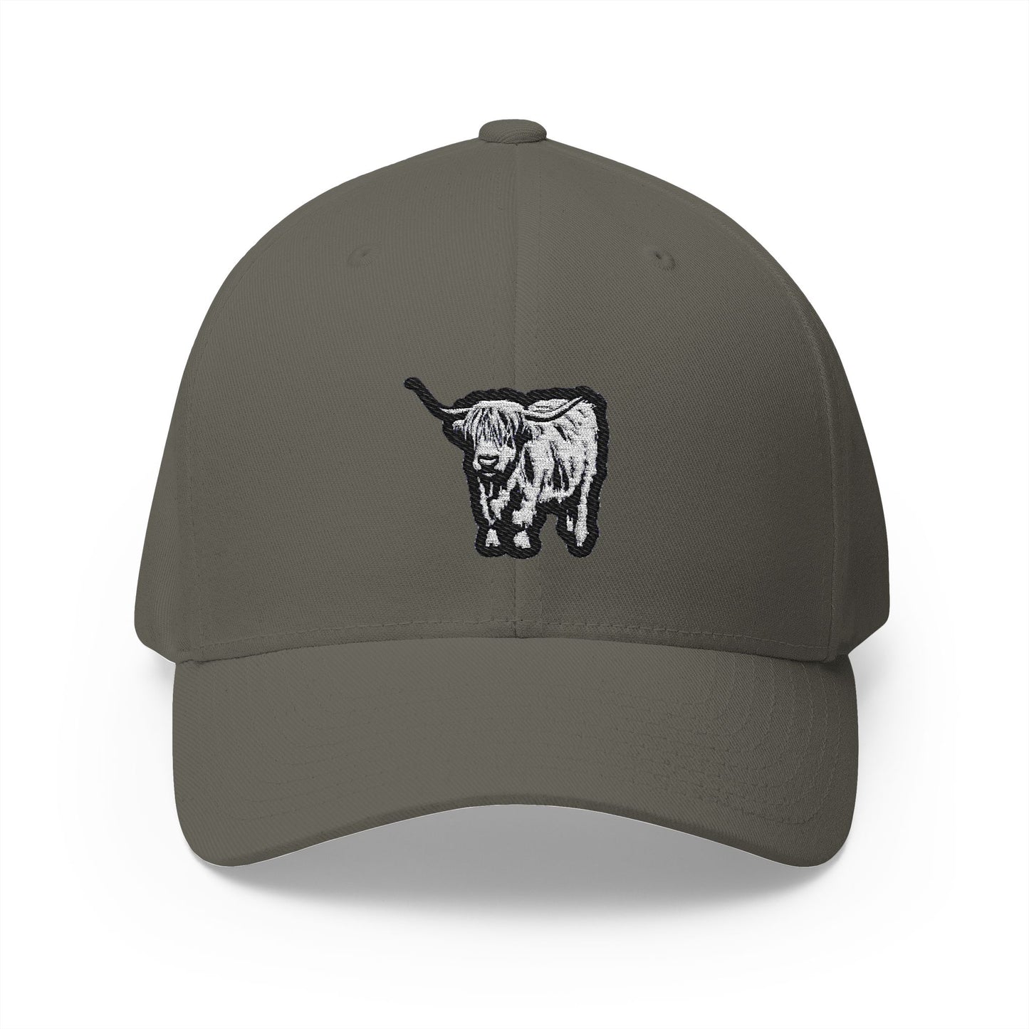 Embroidered Closed-Back Cap for Men, Classy and Cool Birthdaygift for him, Gift for him, Mens Hats, Highland cattle Barbecue Hat