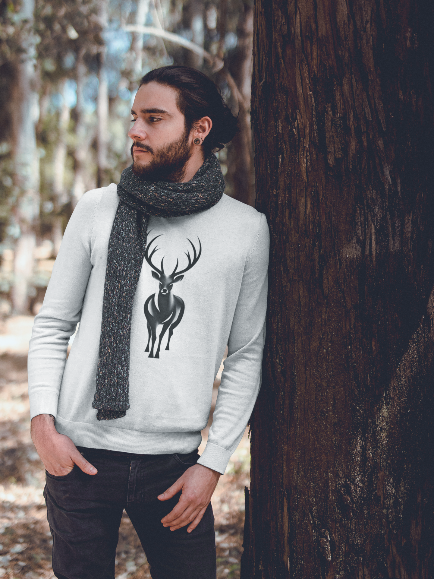 Men's Nature Vibes Unisex Sweatshirt - Vintage and Classy Outdoor Enthusiasts Gift for him
