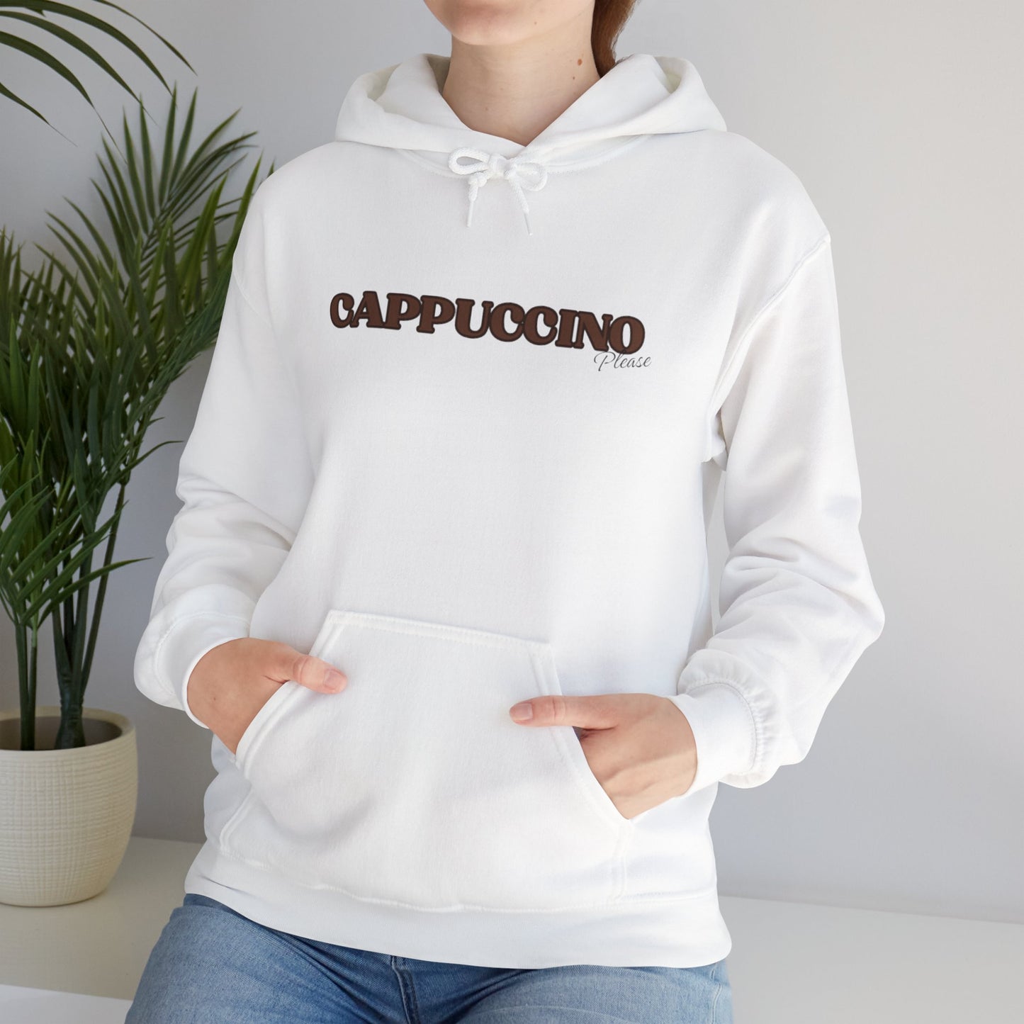 Cappuccino Unisex Hooded Sweatshirt - Cozy Coffee Vibes for Any Occasion