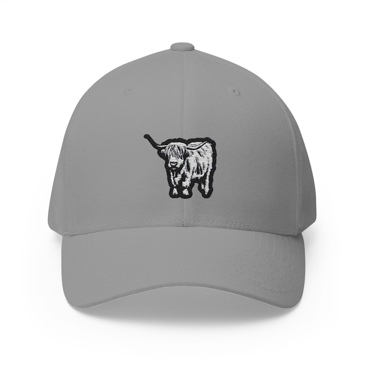 Embroidered Closed-Back Cap for Men, Classy and Cool Birthdaygift for him, Gift for him, Mens Hats, Highland cattle Barbecue Hat