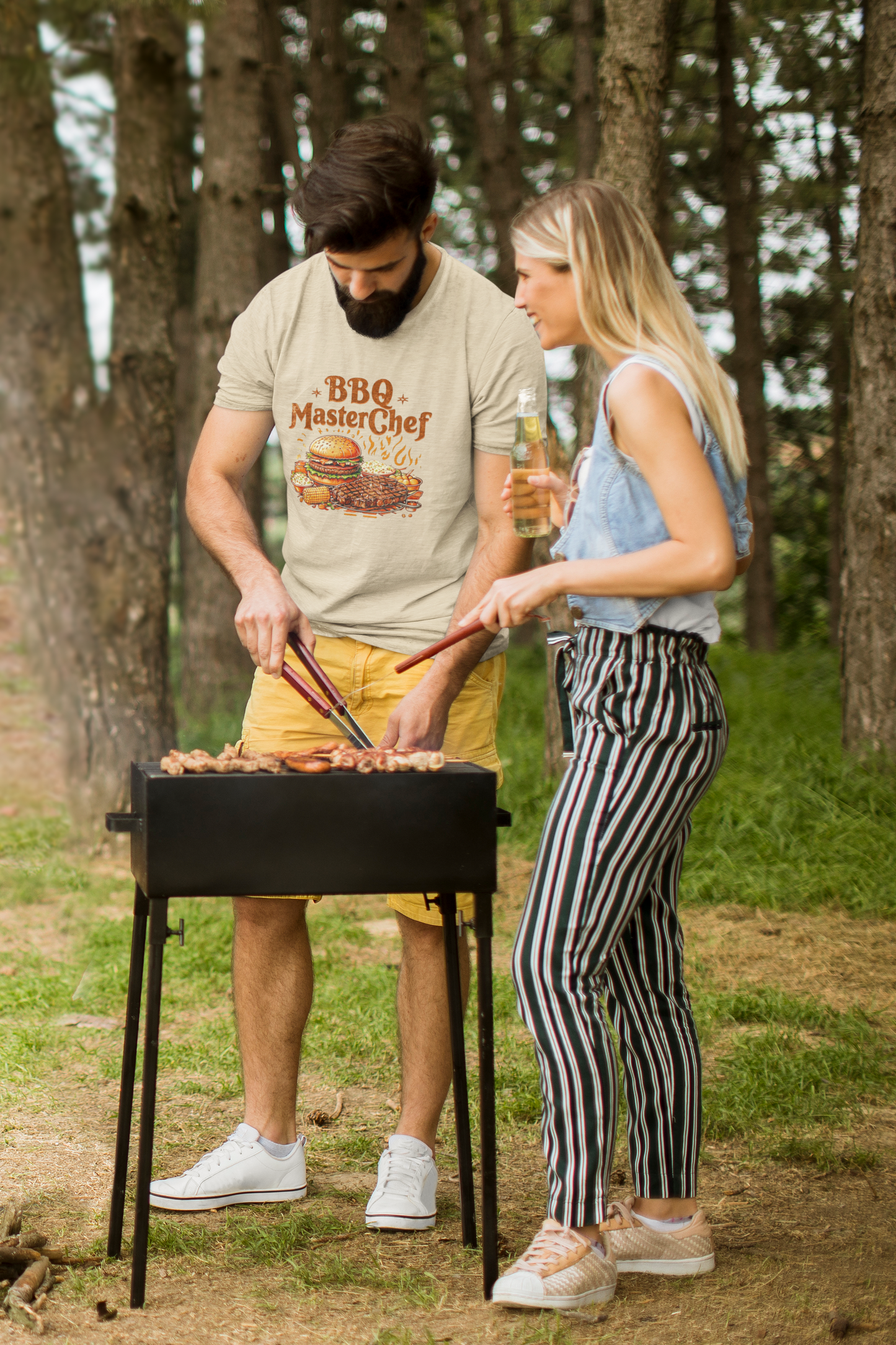 Tshirt BBQ Master Chef Unisex Softstyle T-Shirt - Perfect Gift for Grill Lovers