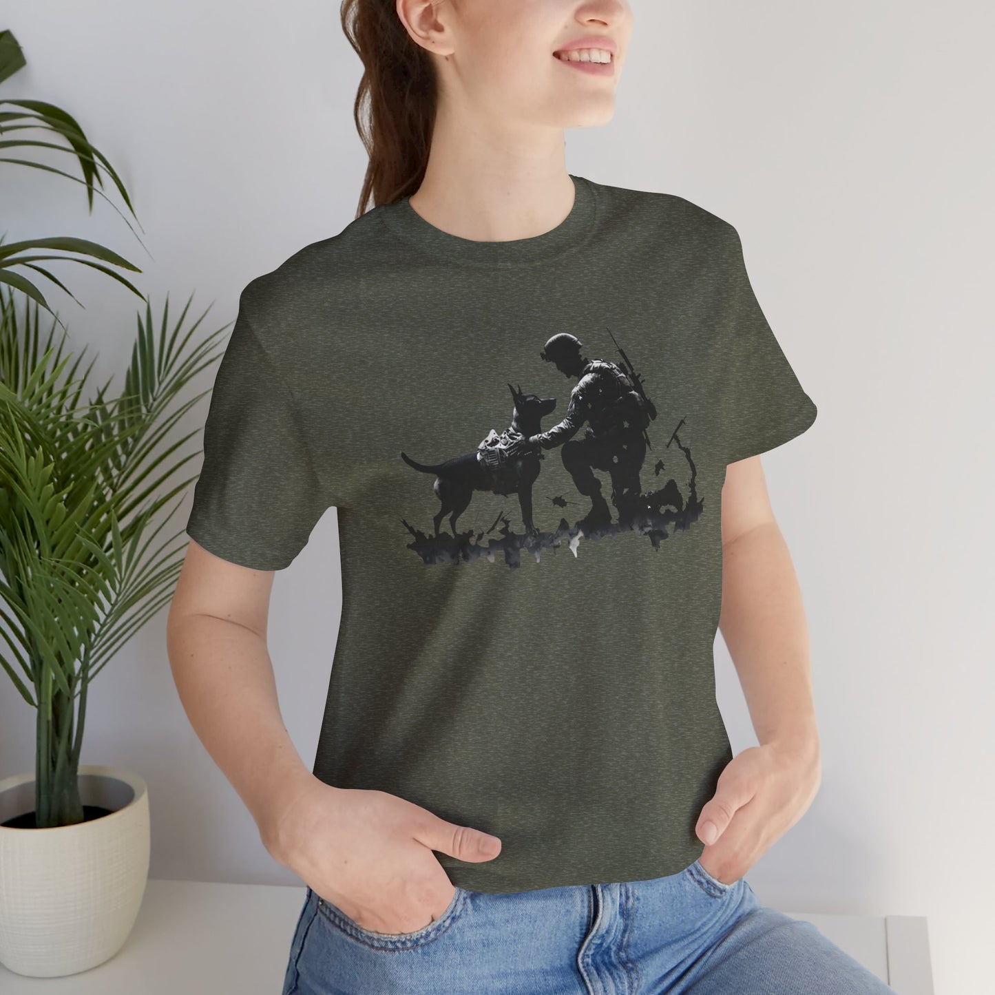 Military Dog Unisex Tee for soldiers Gift for soldiers Gift for veterans Gift for him Gift for her