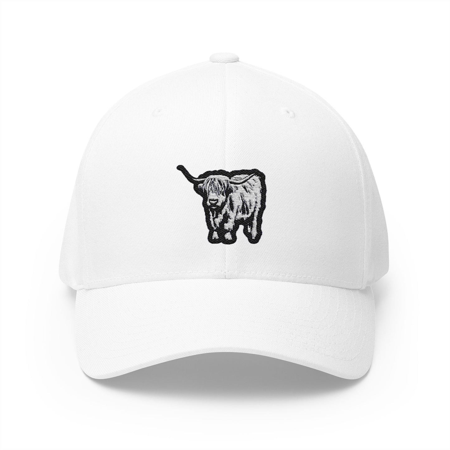 Embroidered Closed-Back Cap for Men, Classy and Cool Birthdaygift for him, Gift for him, Mens Hats, Highland cattle Barbecue Hat