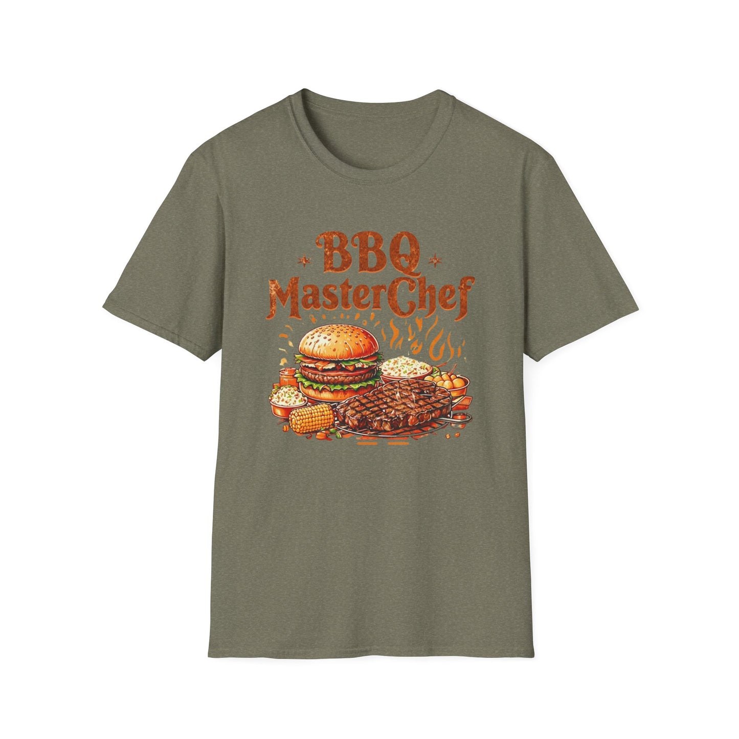 Tshirt BBQ Master Chef Unisex Softstyle T-Shirt - Perfect Gift for Grill Lovers