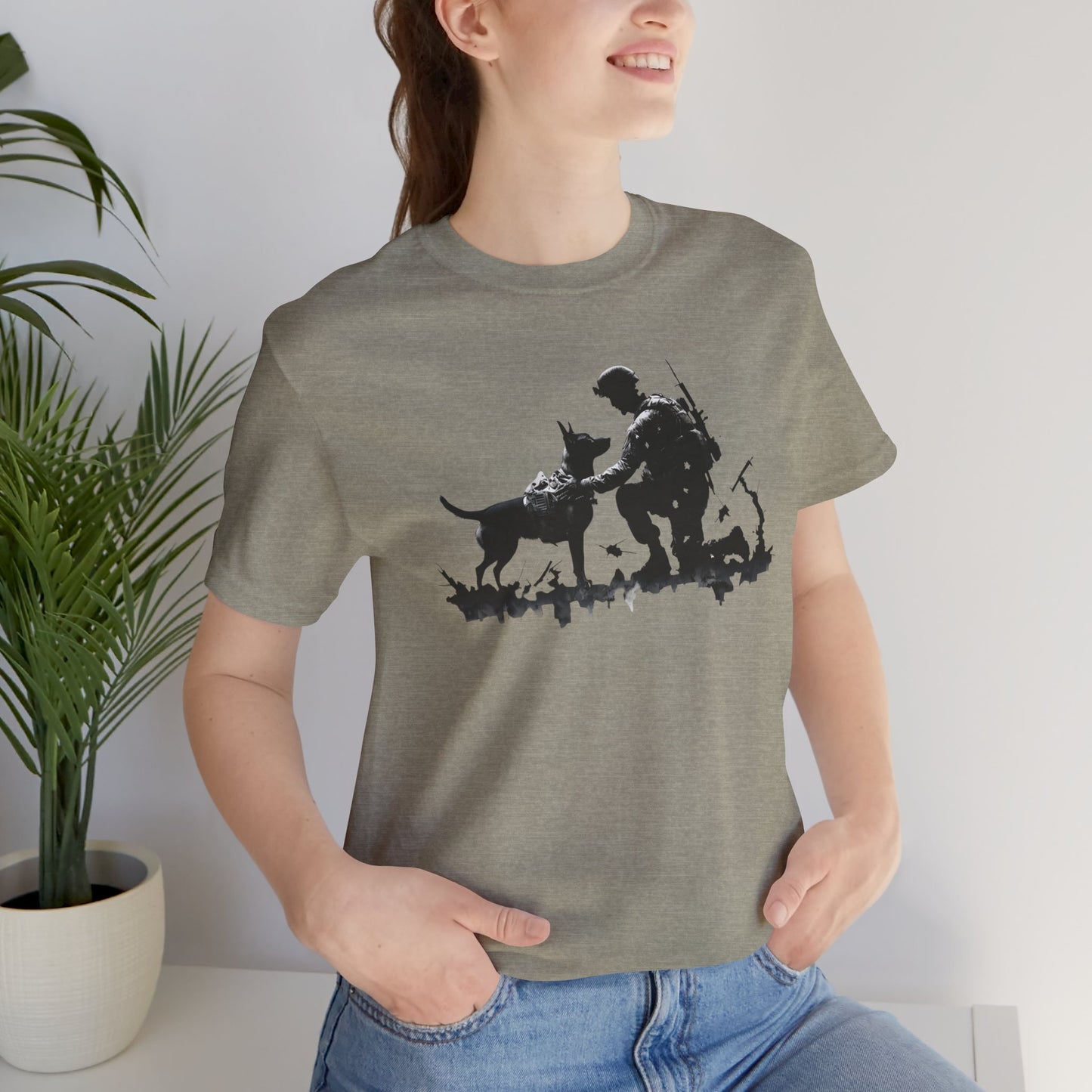 Military Dog Unisex Tee for soldiers Gift for soldiers Gift for veterans Gift for him Gift for her