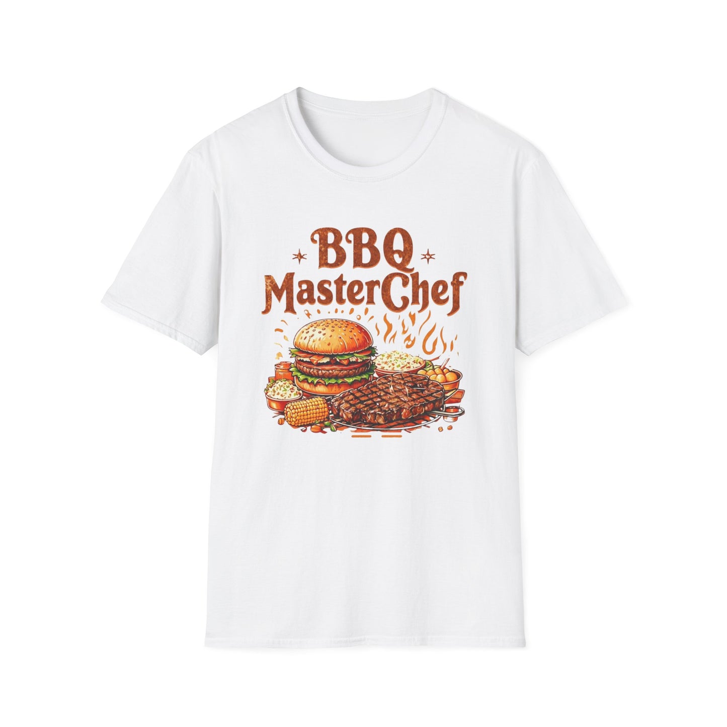 Tshirt BBQ Master Chef Unisex Softstyle T-Shirt - Perfect Gift for Grill Lovers
