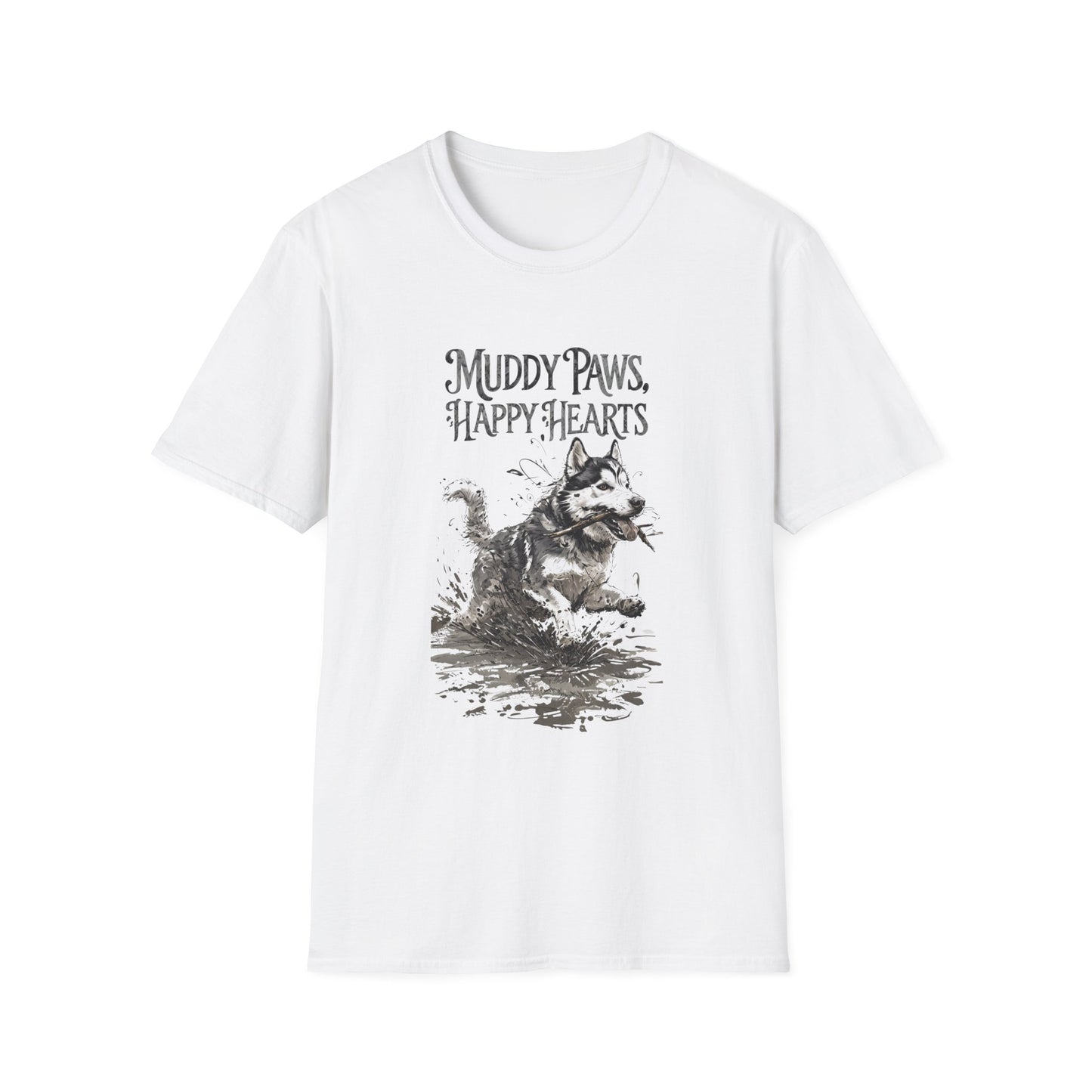Dog Lover T-Shirt Print Siberian Husky