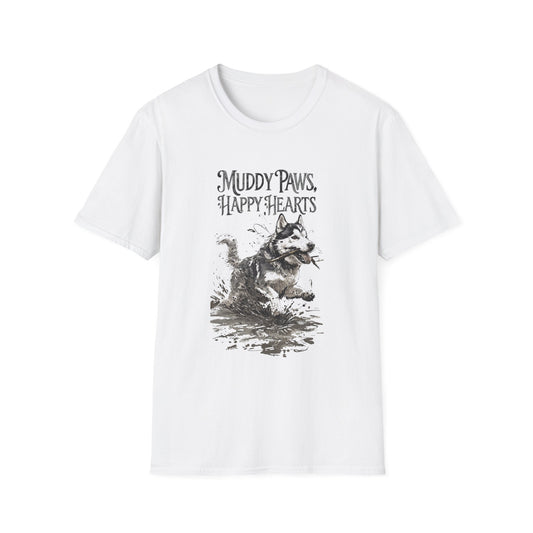 Dog Lover T-Shirt Print Siberian Husky