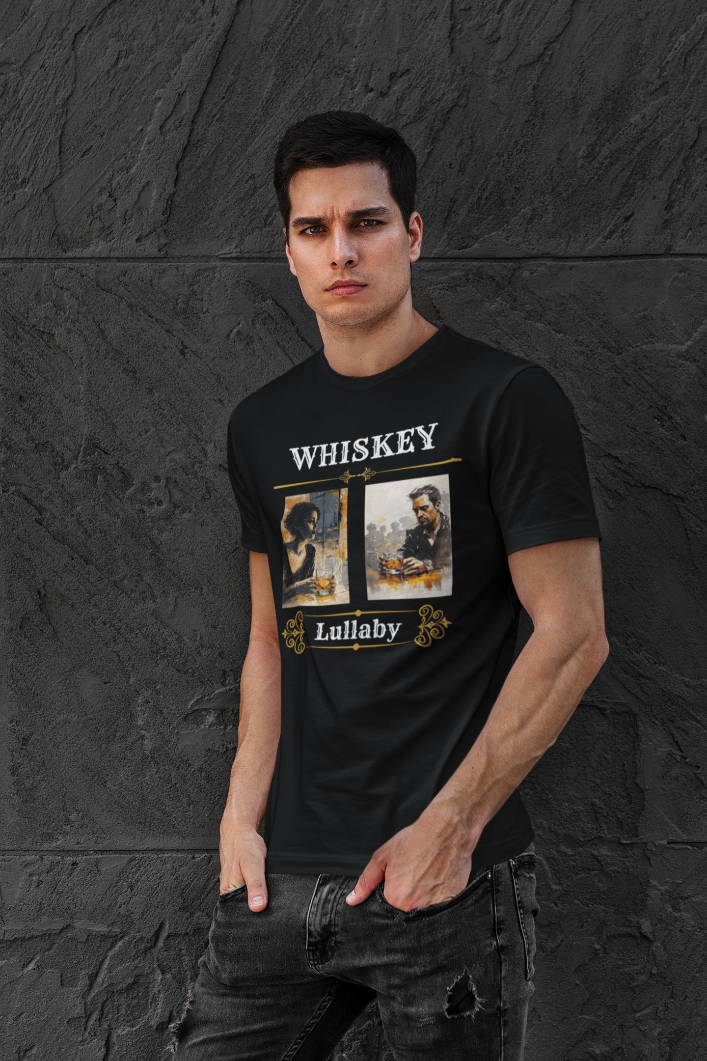 Whiskey Riff T-Shirt - Stylish Peace of Art - Perfect Gift for Him