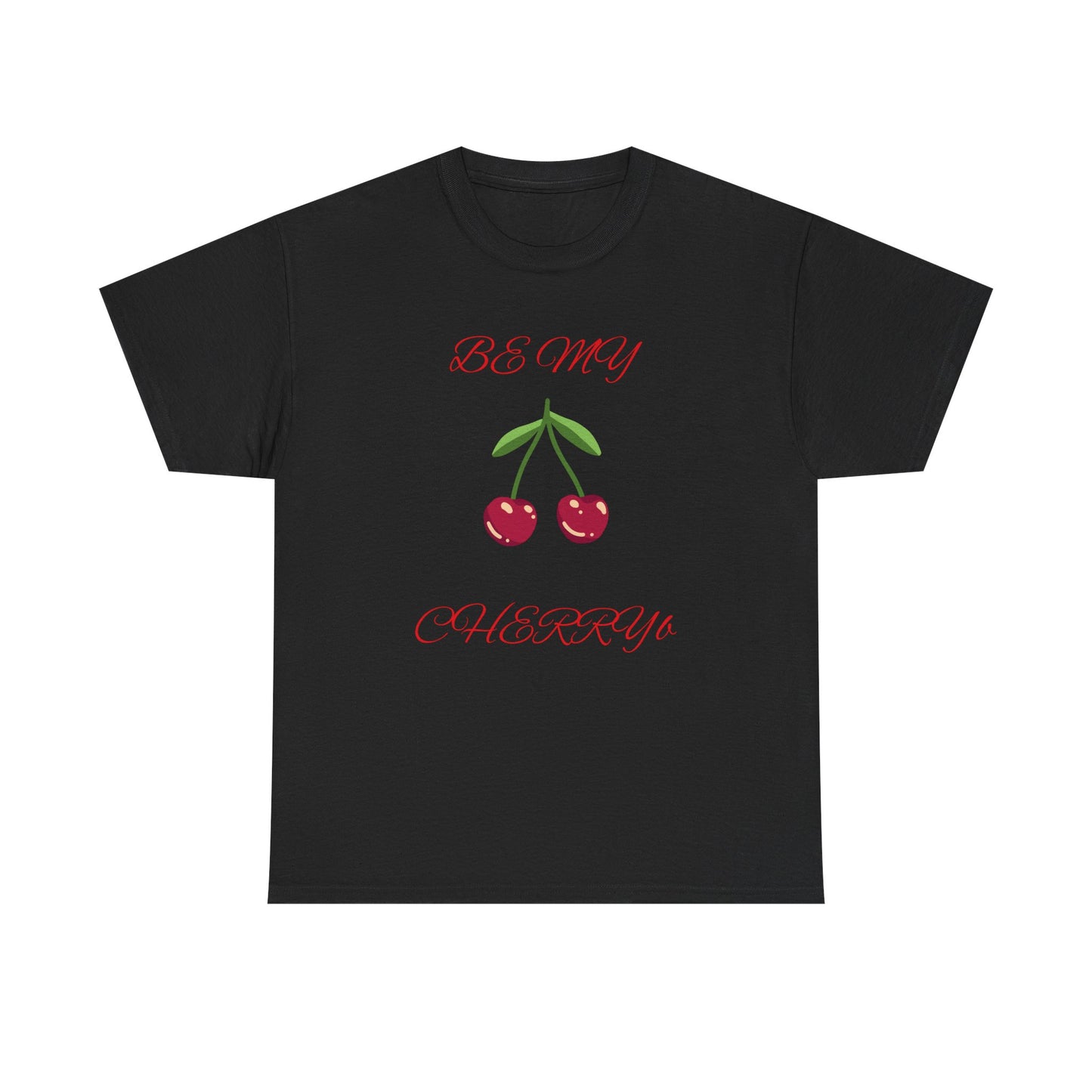 Cute Cherry Graphic Unisex Heavy Cotton Tee