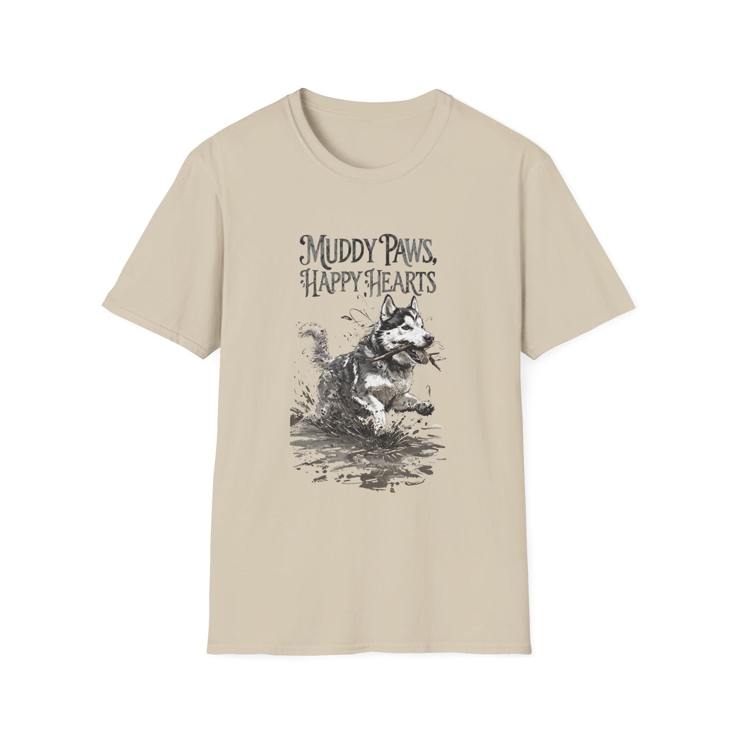 Dog Lover T-Shirt Print Siberian Husky