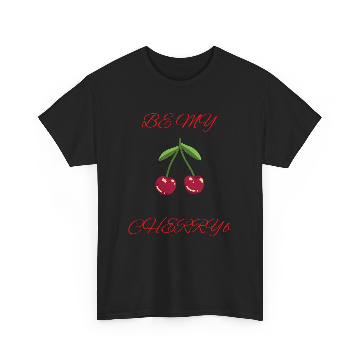 Cute Cherry Graphic Unisex Heavy Cotton Tee