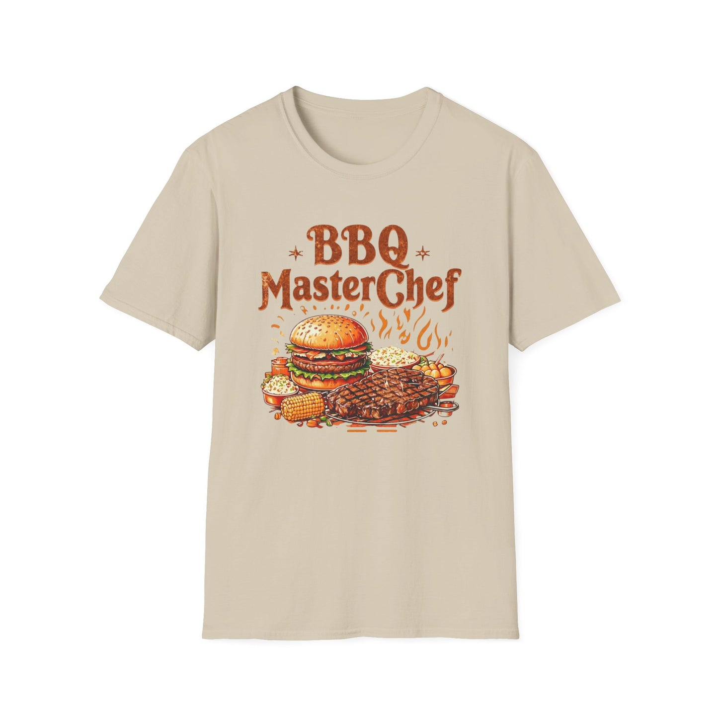 Tshirt BBQ Master Chef Unisex Softstyle T-Shirt - Perfect Gift for Grill Lovers