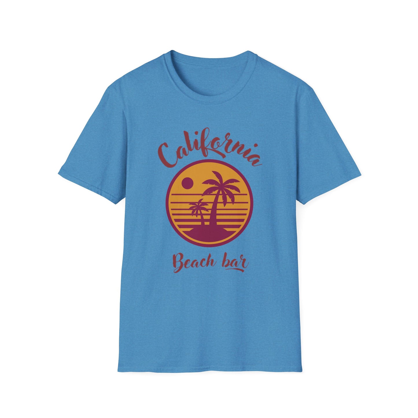 California Beach Bar Unisex Softstyle T-Shirt - Summer Vibes Casual Tee