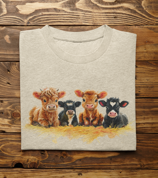 Cute Farm Animal Graphic T-Shirt for Animal Lovers Gift for farmer, Funny farm shirt, Gift for him, Gift for her